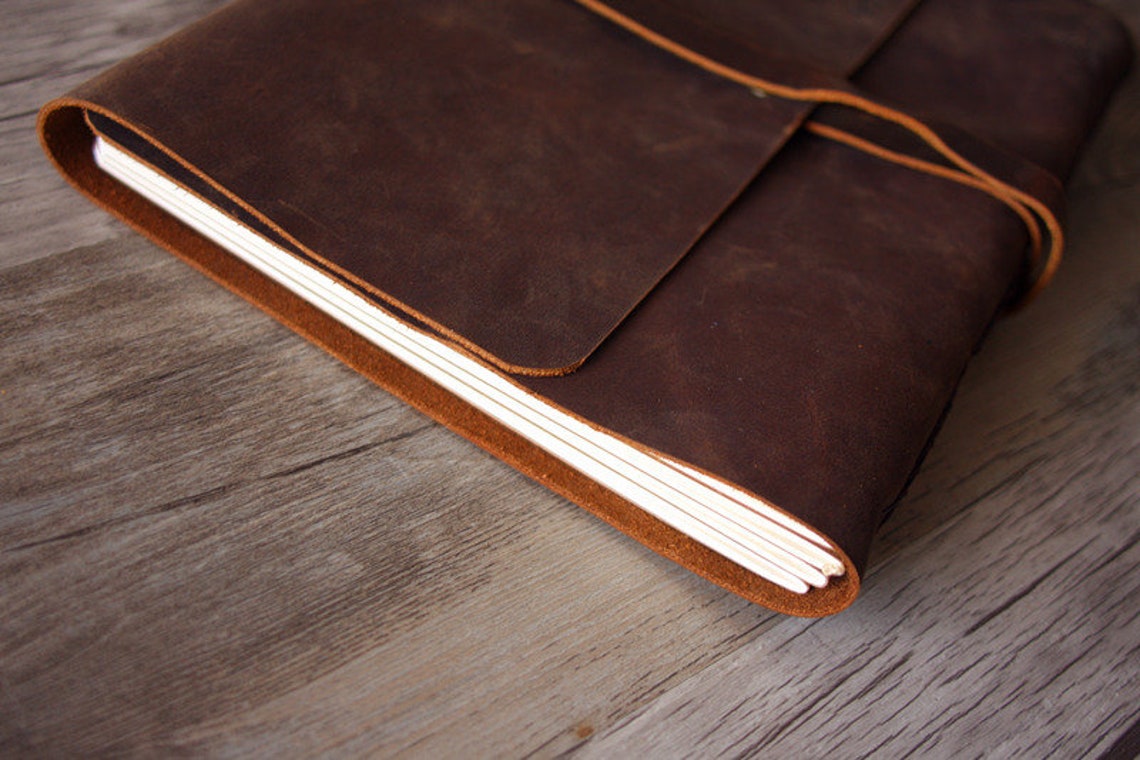 Leather Bound Journal for Men Handmade Diary Journal Leather Etsy