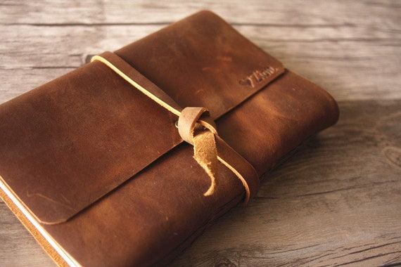 111 favorited refillable leather journal cover — the personalization + genuine leather craft and refillable system elevates it well above the generic notebook.
