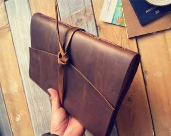 Álbum de fotos de cuero personalizado: para invitados a bodas, mascotas de viaje, recuerdos de bebés