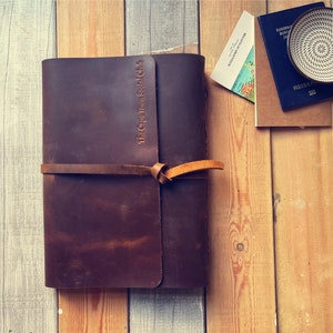 Leder Journal Personalisierte Männer, Frauen A5 gebunden Scrapbook Kleine Leder Notebook Cover, große B5 Leder Skizzenbuch Blank gefüttert Papier A4
