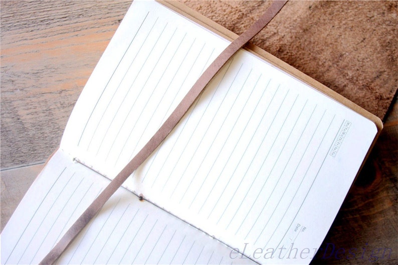 Personalized Leather Journal Lined Paper Bound Large Leather Etsy