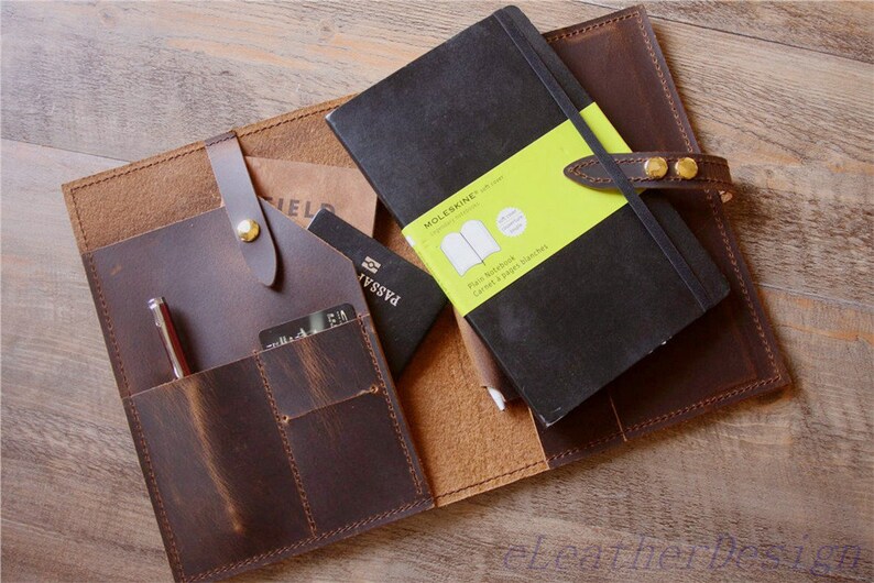 Moleskine Leather Notebook Journal Cover A5 Legal Pad Folder Etsy