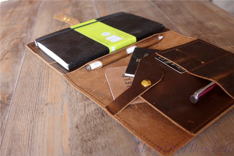 Moleskine Leather Notebook Journal Cover A5 Legal Pad Folder Etsy
