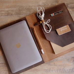 Leather MacBook Case, 13 inch Macbook Air M1 M2 Sleeve, Personalized Macbook Pro Pro 16 15  Case Cover, 14 inch Laptop Case Lenovo, Dell