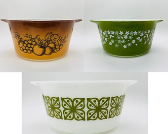 Pick Your Vintage Pyrex 473 Casserole Dish