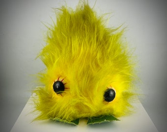 Rare 1960’s Slurp Gonk Stuffed Animal Toy • Yellow • Mid Century