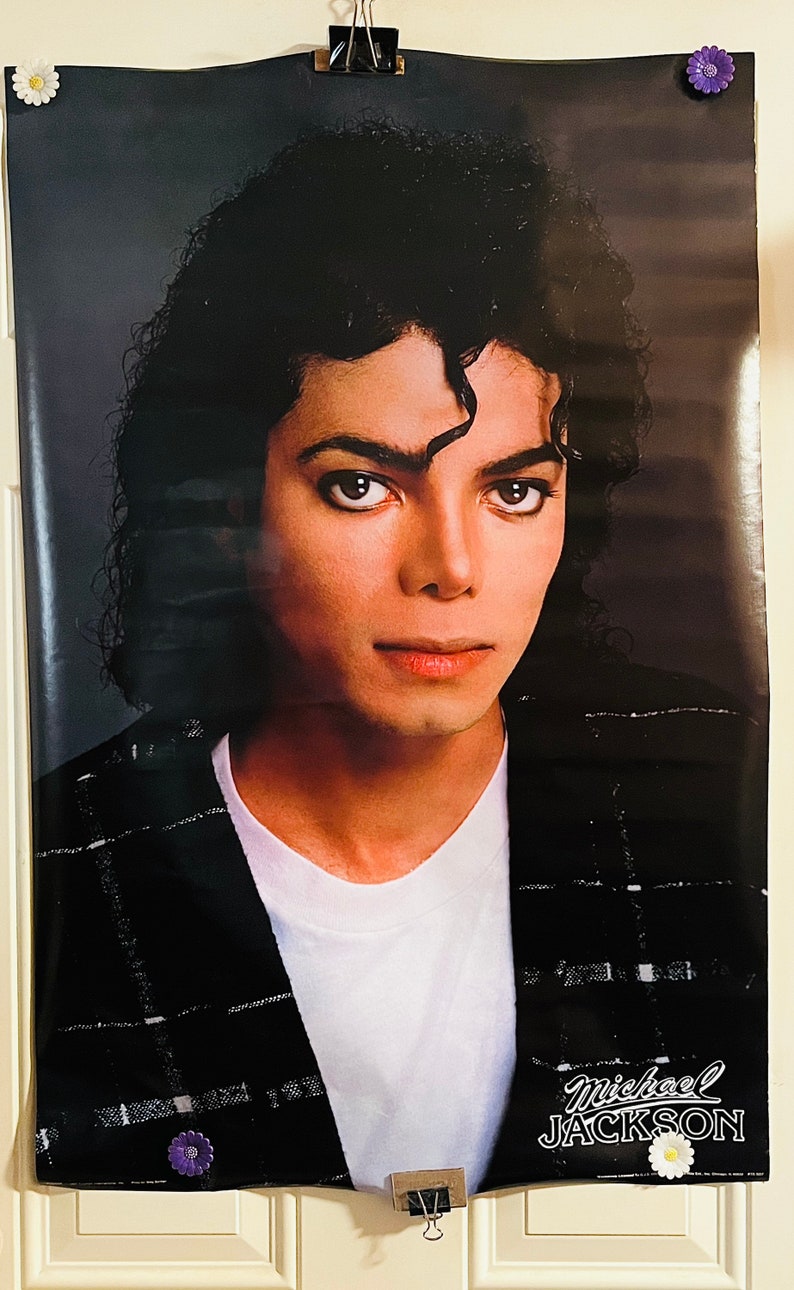 1987 Michael Jackson bad Poster - Etsy
