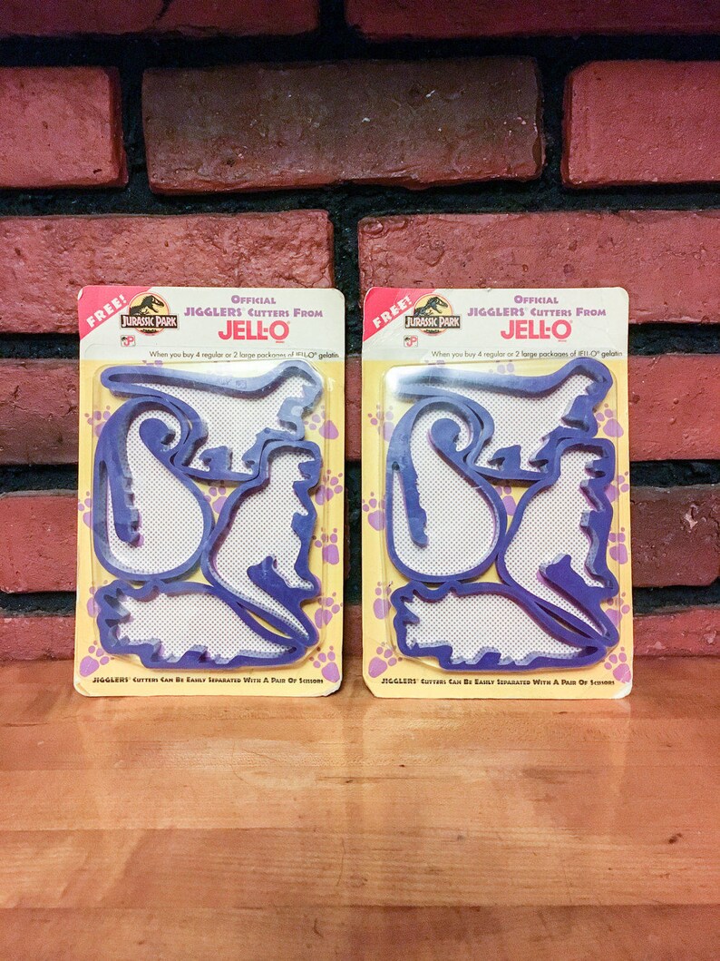 Jurassic Park Jello Jigglers Cutters Etsy UK