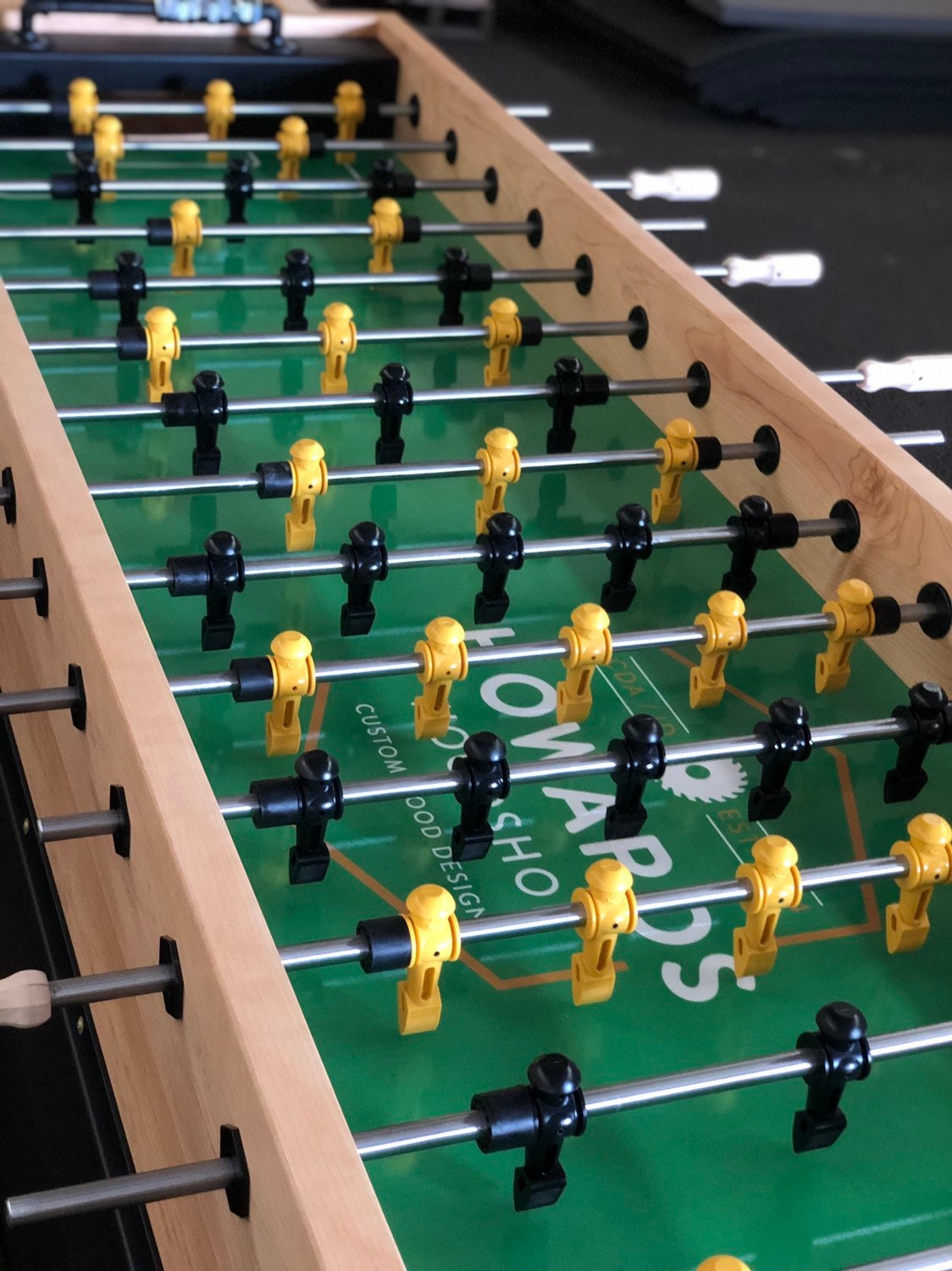 Oversized foosball table. Custom made one of a kind game Etsy
