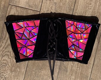 holographic bustier