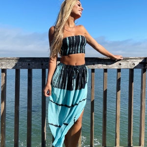 The Bali Batik Tie Dye Maxi Skirt