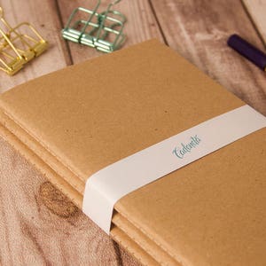 Pack of 3 kraft notebook inserts | Notebooks for Fauxdori cover  | Art journaling | Gift for travelers