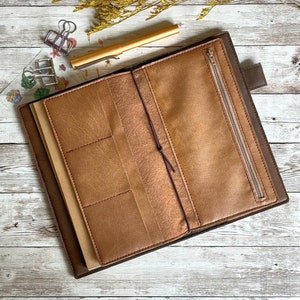 Wallet insert | Traveler Notebook cover accessories | Vegan zipper pouch organizer | Fauxdori Card holders | All sizes