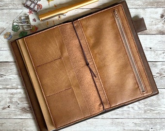 Wallet insert, Traveler Notebook cover, Zipper pouch, Fauxdori Card holders, TN pouch organizer