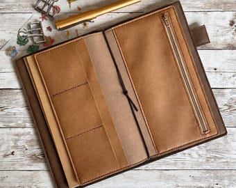 Zipper wallet insert | Vegan zipper organizer  | Fauxdori accessories | Cardholders | Gift for travelers