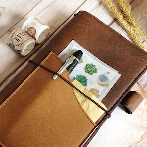 Carnet de voyage VEGAN. Couverture en cuir de liège