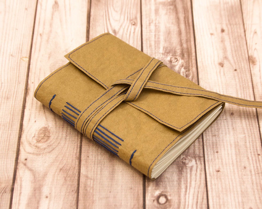 Eco Friendly Journal, A6 Vegan Journal, Faux Leather Journal, Eco