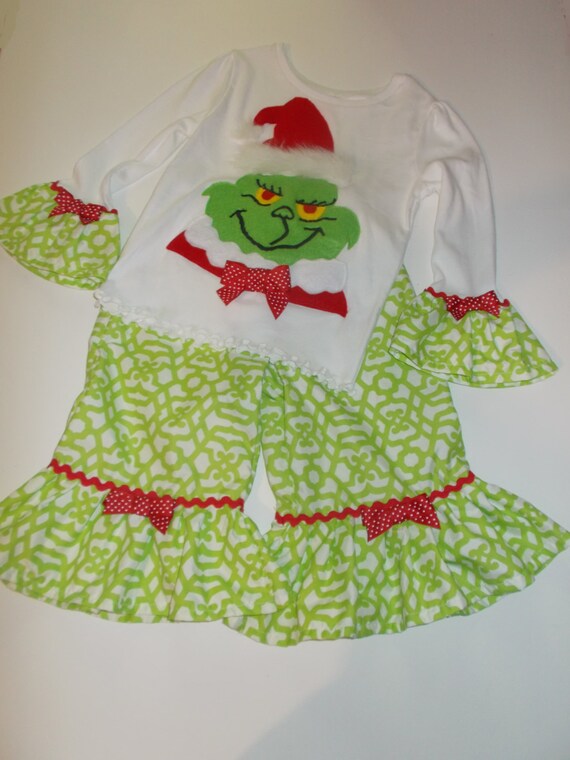 christmas ruffle pants