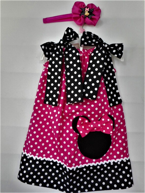 Minnie Mouse Pillowcase Dress Minnie Mouse Dress Minnie Mouse Etsy