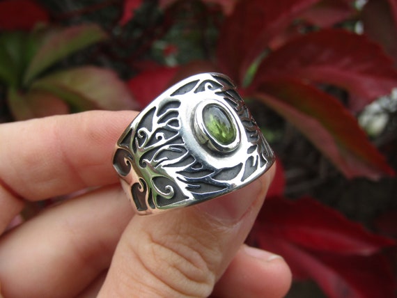 Toe Ring Celtic Tree of Life Solid 925 Sterling Silver Yggdrasil Adjustable Uk 