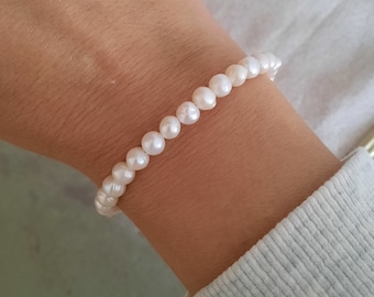 Bracciale con perle di fiume