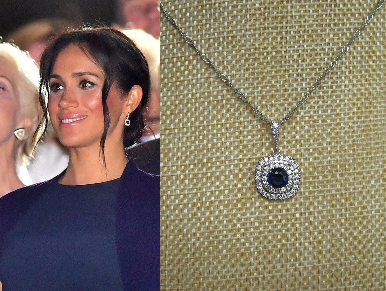Meghan markle diamond necklace Clearance