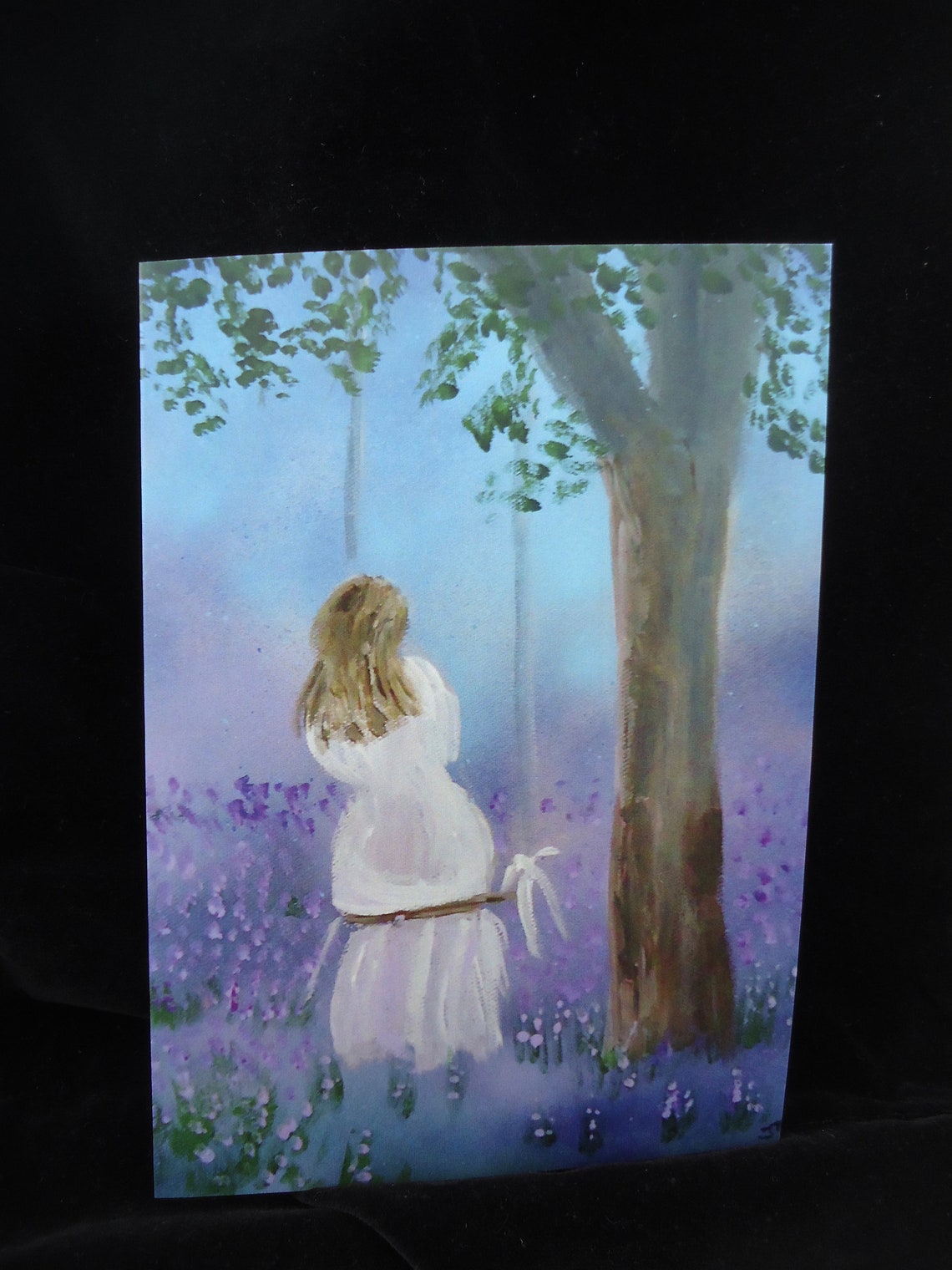 Fine Art Greetings Card Original Acrylic Painting Etsy