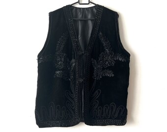 velour vest