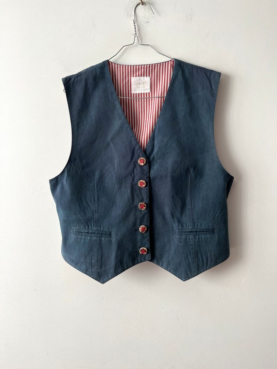 Vintage JULIUS LANG womens dirndl vest Austrian G… - image 1