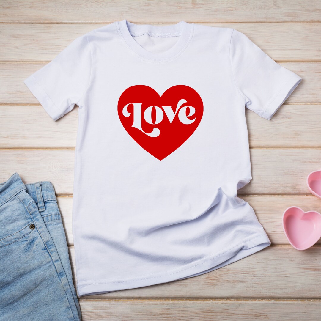 Love Heart Shape SVG File, Downloadable Cut File for Cricut, Silhouette ...