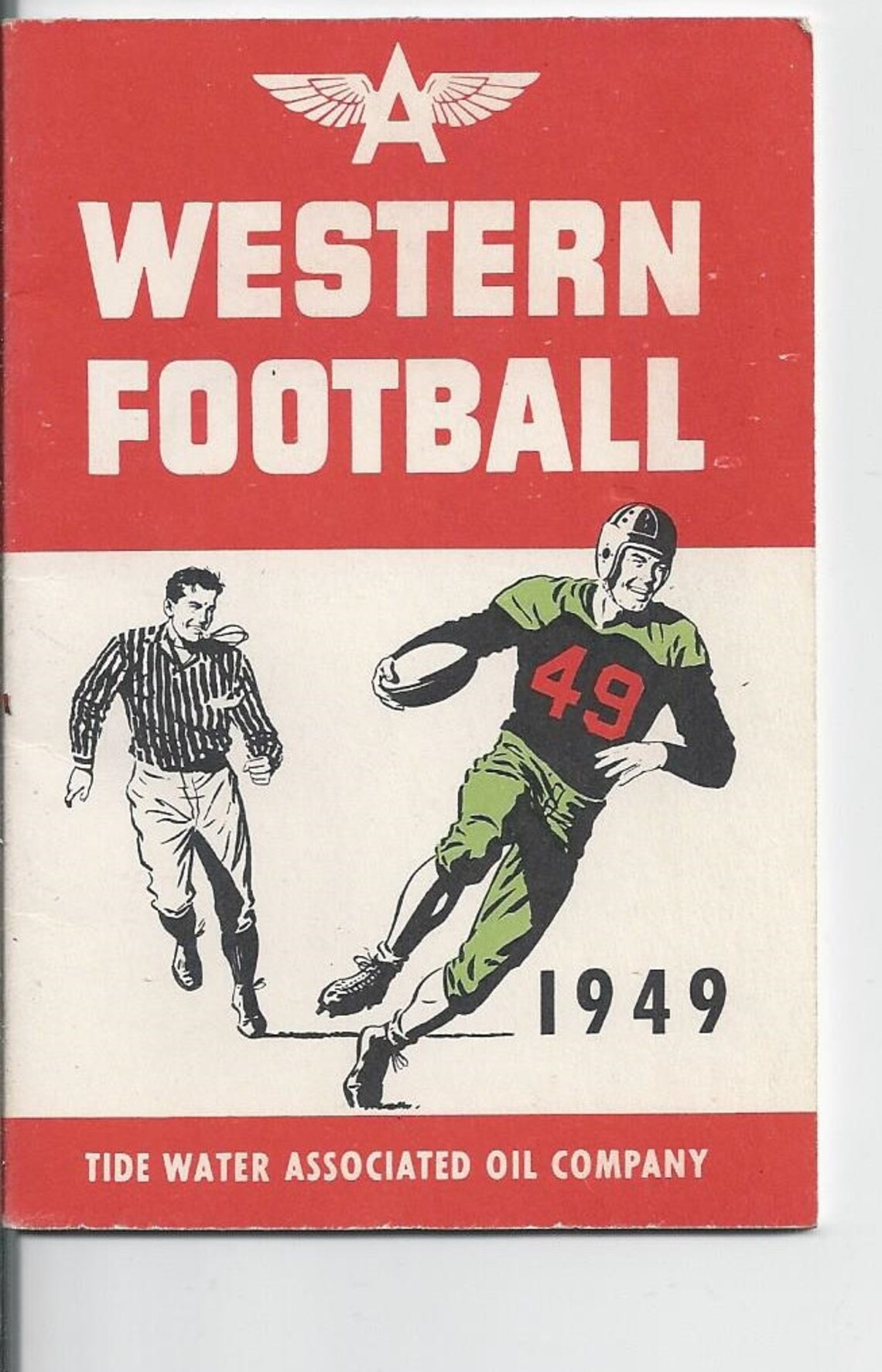 1949 Western Football Schedule | Etsy