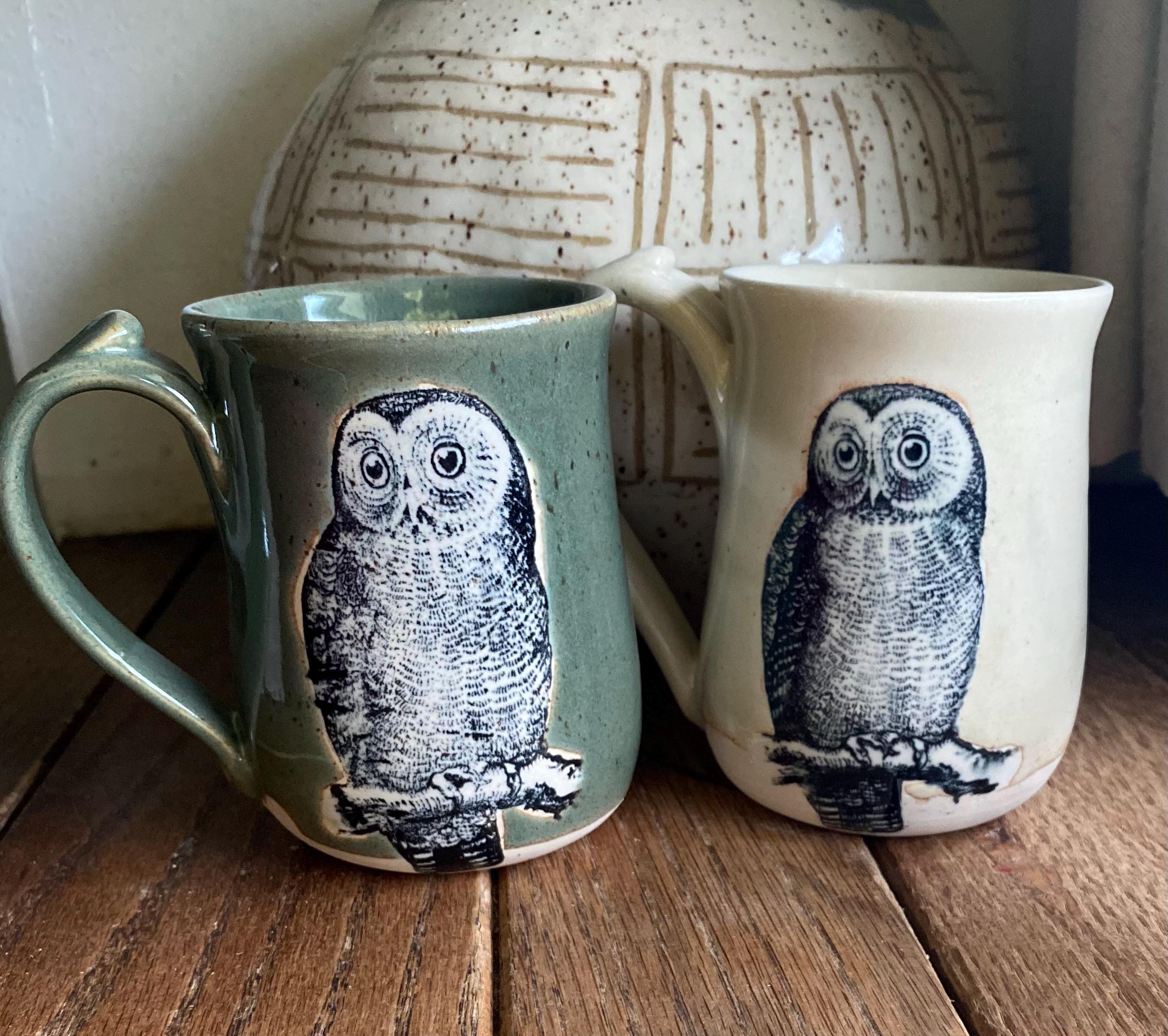 Owl Mug in Stoneware