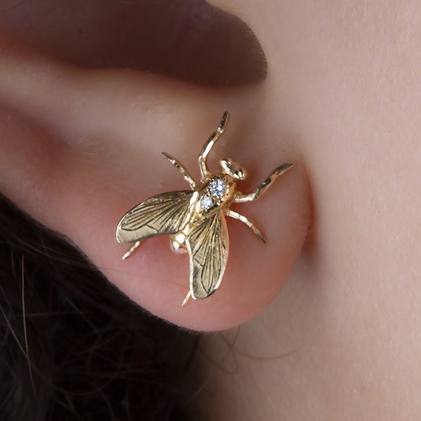 Unique Bug Earrings Etsy