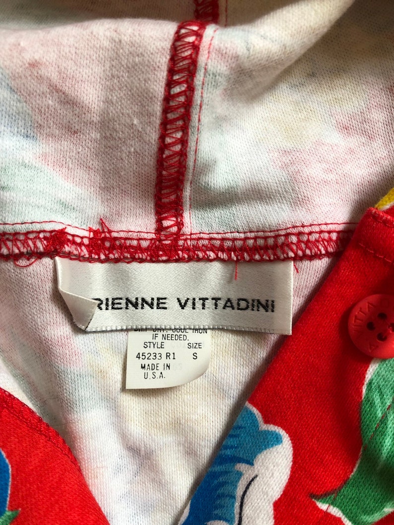 Vintage Floral Adrianne Vittadini Romper Size S