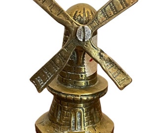 Vintage Brass Ypres Belgium Windmill Bell