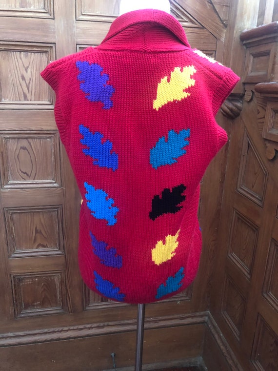 Vintage 1980s Breeches Wool Sweater Vest Size S - image 4