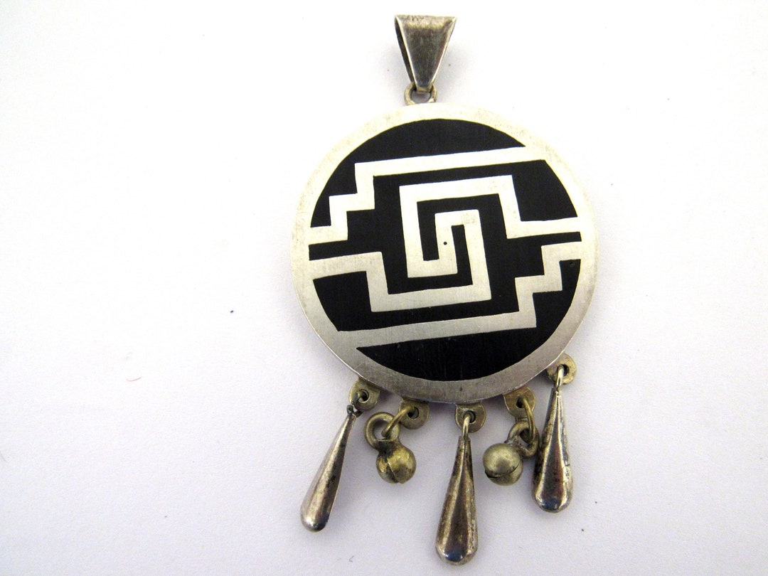 誠実 Reversible Mexico Sterling Silver Crushed Stone Inlay Snake シルバー