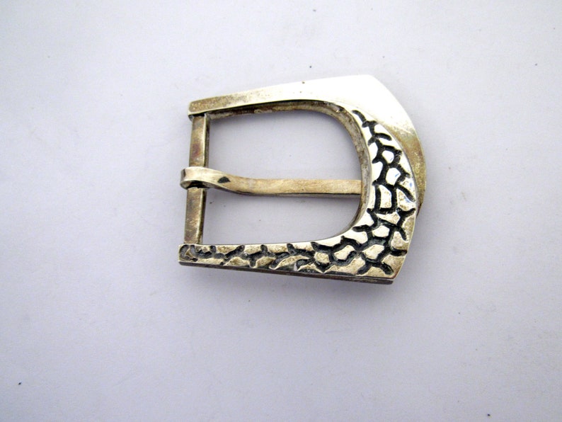 Mexico Sterling Silver Belt Buckle image 1