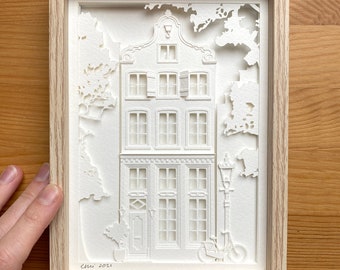 Framed Paper Canal House