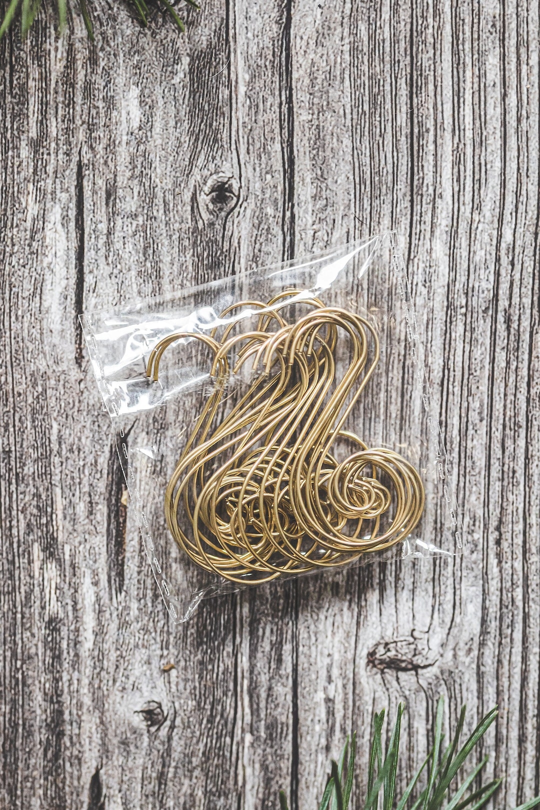 Yellow Christmas Decorations Hooks 20pcs S Shape Christmas Tree Hooks