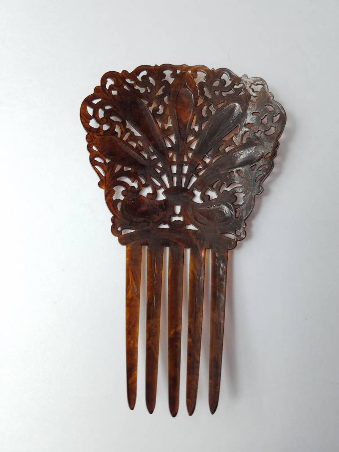 Antique Vintage Celluloid Victorian Hair Comb Pick Great Gift Vintage ...