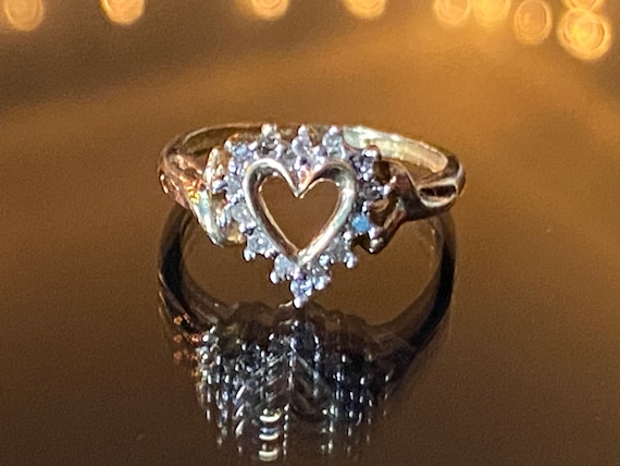 Etsy heart ring deals