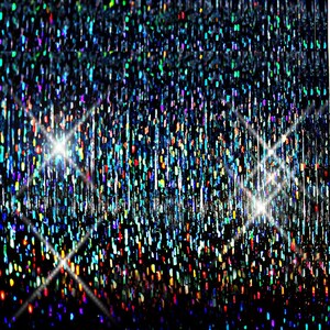 40" Haarspange 100 Stränge - Sparkling Stellar Midnight Black