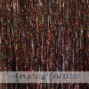 Fairy Hair Sparkle Brown 40&quot; x 100 Strands