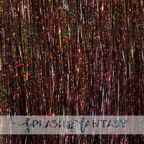 40 Hair Tinsel 100 Strands Shiny Pastel Rainbow Etsy