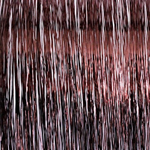 40" Hair Tinsel 100 Strands - Shiny Brown