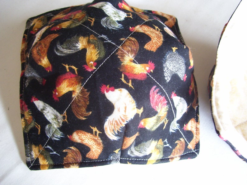 Soup Bowl Cozy Italian Fabric or Farmhouse Rooster Fabric
