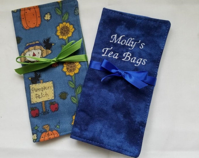 Tea Bag Carrier Tea Bag Holder Travel Tea Bag Case Travel Etsy