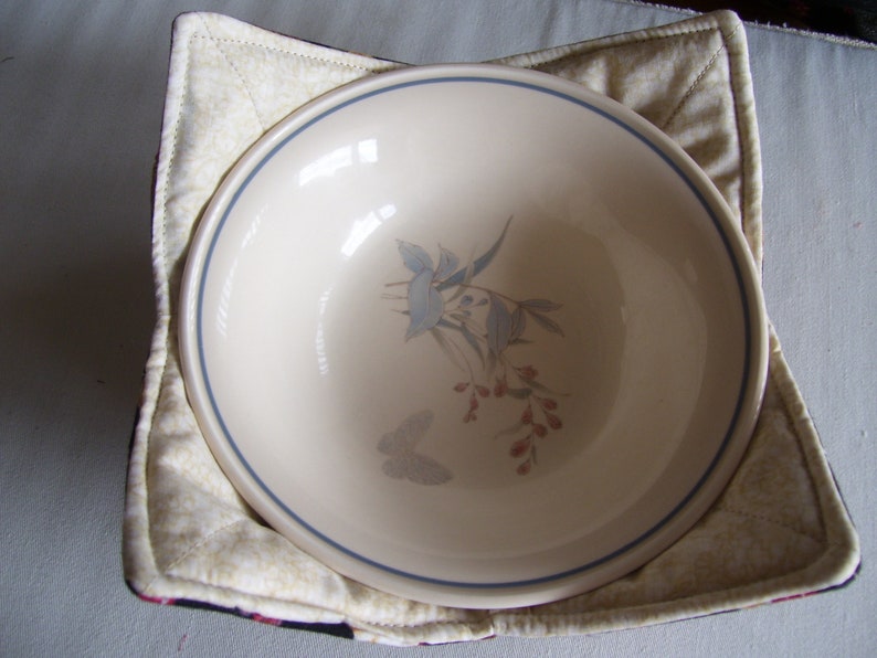 Soup Bowl Cozy Italian Fabric or Farmhouse Rooster Fabric