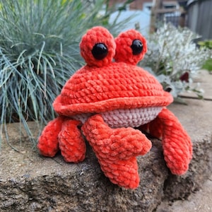No-Sew Shelldon the Crab Crochet Pattern **Not a Finished Item!**